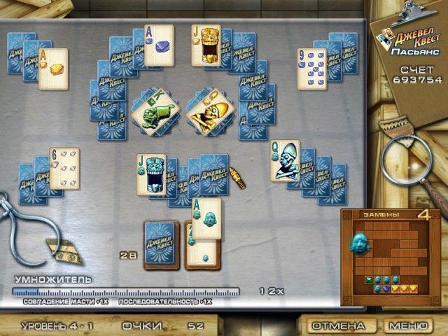 Джевел квест пасьянс