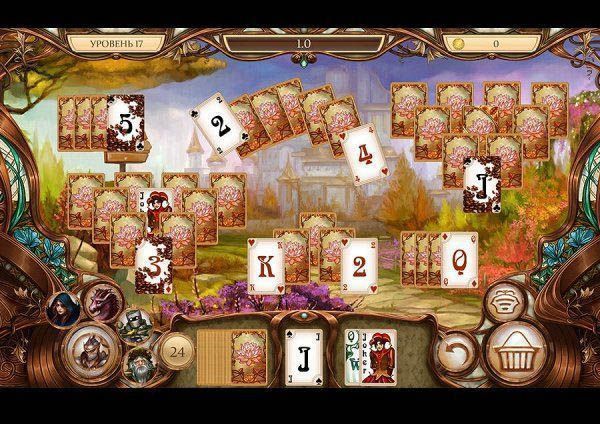 Пасьянс белоснежка зачарованное королевство