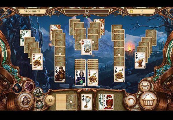 Пасьянс белоснежка зачарованное королевство